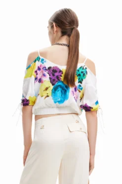 Desigual Blus Bernadette - Top - White -Desigual 908a6a29e3254a968bc786ddfedce1d8 scaled