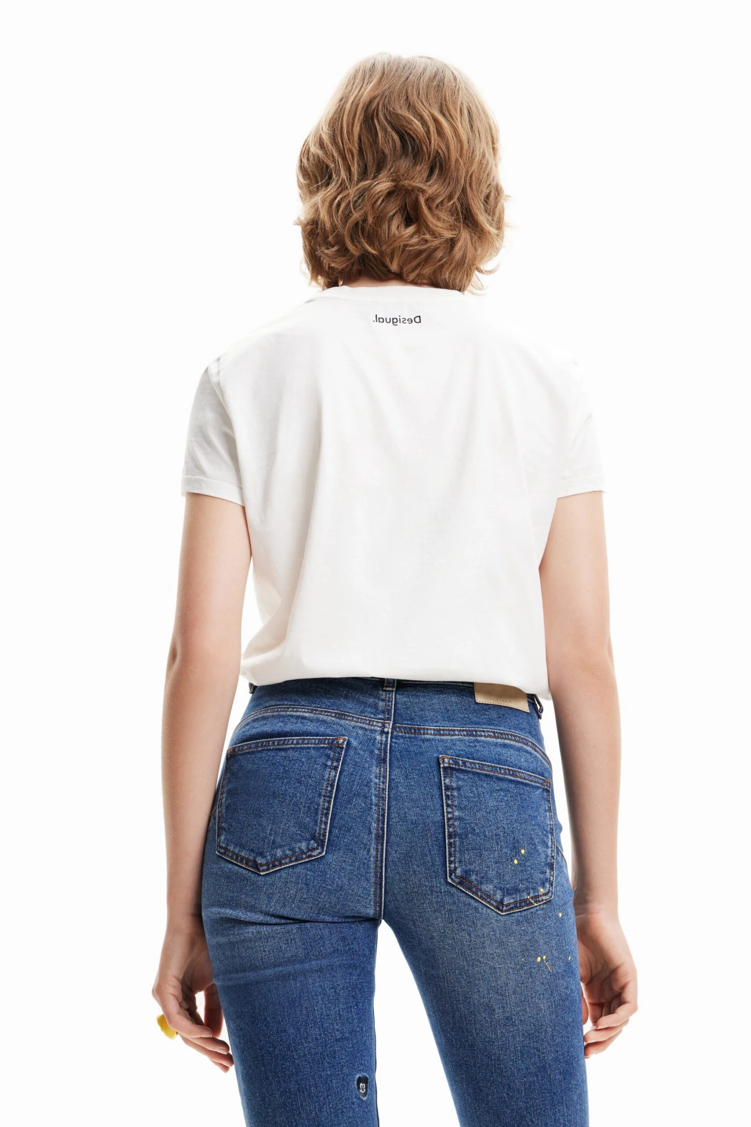 Desigual Mickey Crash - T-Shirt Print - White 3 Desigual Mickey Crash - T-Shirt Print - White - Afbeelding 3