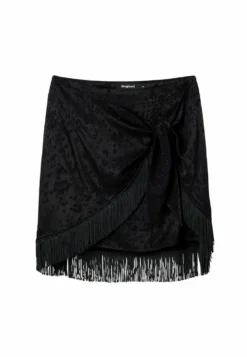 Desigual Fringed Wrap - Wikkelrok - Black 9 Desigual Fringed Wrap - Wikkelrok - Black -Desigual 91733bf5eba14f62890546683e528a16 scaled
