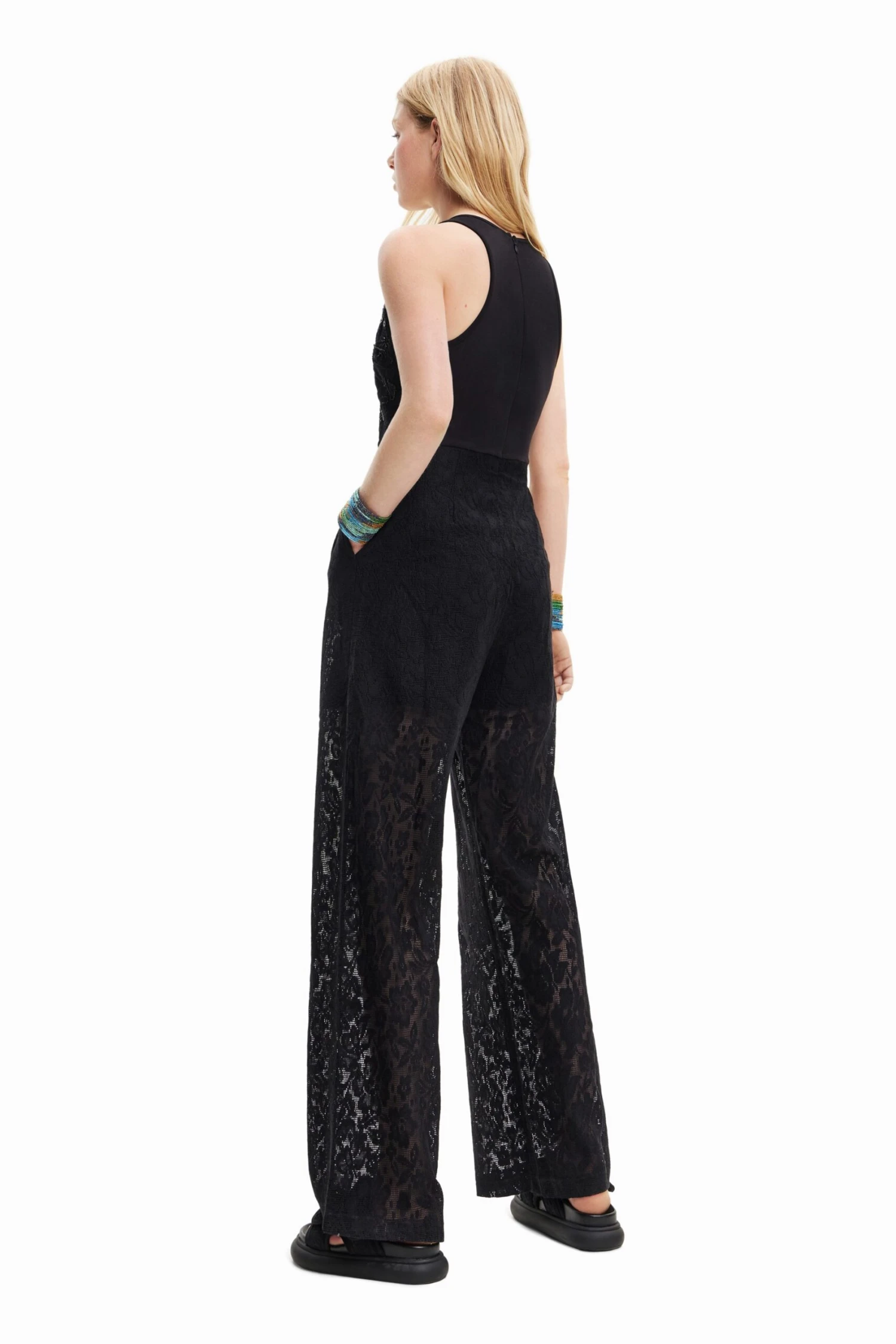 Desigual Lua - Jumpsuit - Black 3 Desigual Lua - Jumpsuit - Black - Afbeelding 3