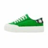 Desigual Tartan Platform - Sneakers Laag - Green