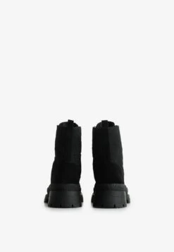 Desigual Leopard Effect Lace Up - Veterlaarzen - Black -Desigual 952a3a7e818a40b988e6fdd208b12f23