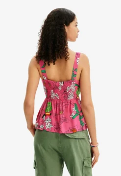 Desigual Tropical Strap - Blouse - Pink -Desigual 9b88827e6cbf42e28c353013178698a9 scaled