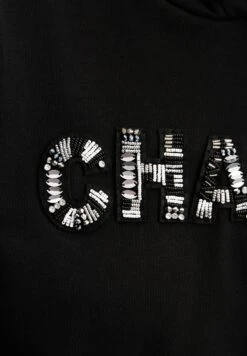 Desigual "Change" Patch Hoodie - Hoodie - Black -Desigual 9be528feab0b4f30a1b09bc6f61a32df