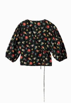 Desigual Floral Wrap Blouse - Blouse - Black 7 Desigual Floral Wrap Blouse - Blouse - Black -Desigual 9bfc0b632425443bacb029e538cfb1ac scaled