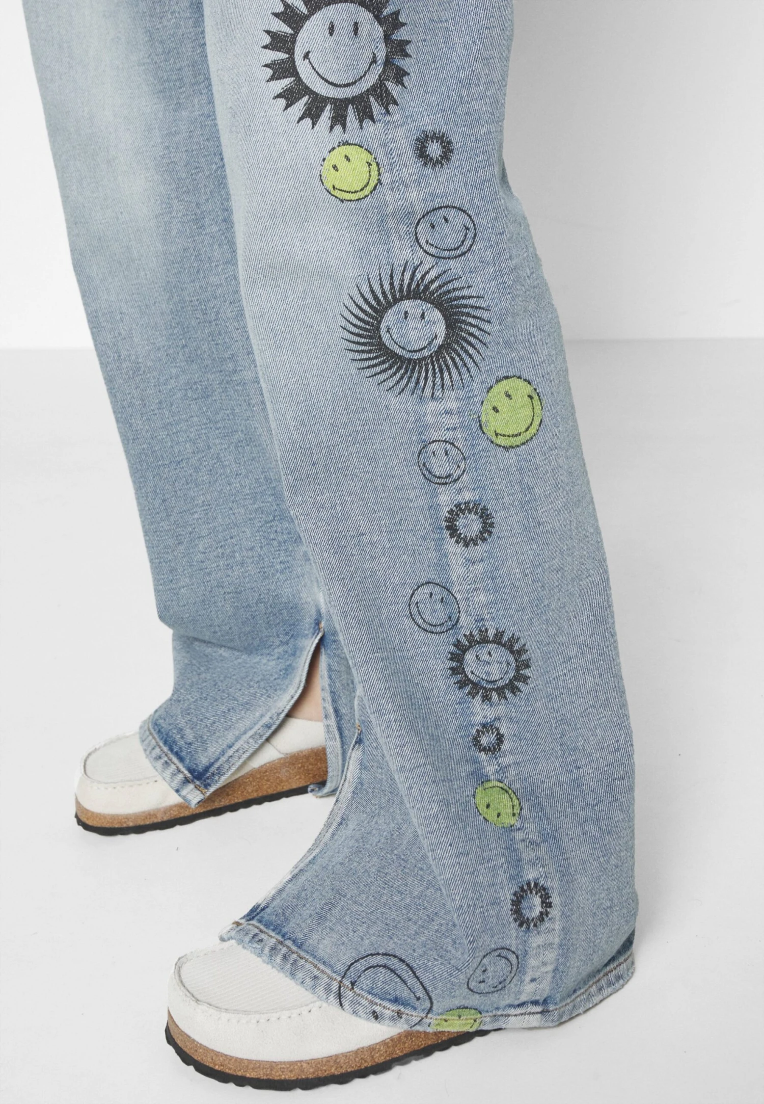 Desigual Smiley - Bootcut Jeans - Denim Medium Wash 7 Desigual Smiley - Bootcut Jeans - Denim Medium Wash - Afbeelding 7