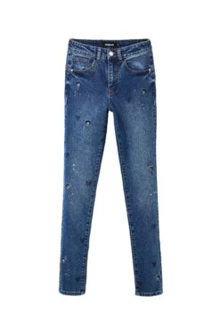 Desigual Mickey - Jeans Skinny Fit - Denim Medium Wash 8 Desigual Mickey - Jeans Skinny Fit - Denim Medium Wash -Desigual 9d55f5b1a45a4e5a89647c902a8d251a