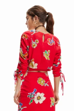 Desigual Blus Landi - Longsleeve - Carmin -Desigual 9e66c3da128a4737a70aaa8a2e473a56 scaled