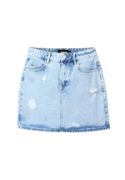 Desigual Eyes Denim - A-Lijn Rok - Denim Light Wash -Desigual 9f4807c4f6ba42b6b9da879fd44b51d3