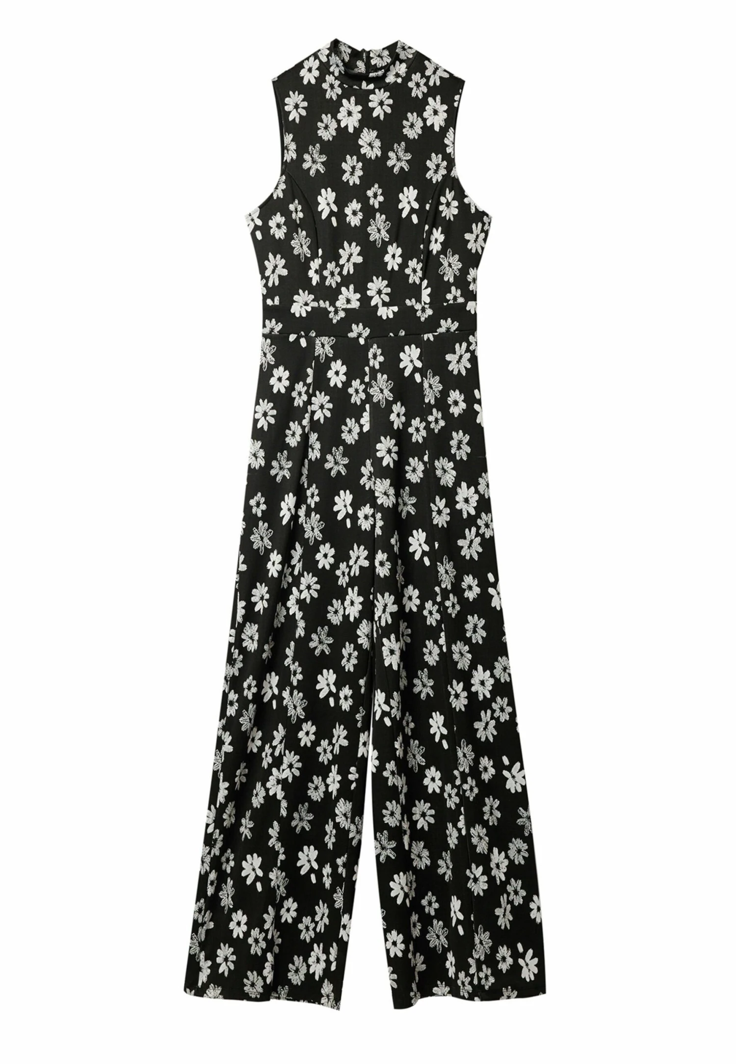 Desigual Contrast Floral Jumpsuit - Jumpsuit - Black 5 Desigual Contrast Floral Jumpsuit - Jumpsuit - Black - Afbeelding 5