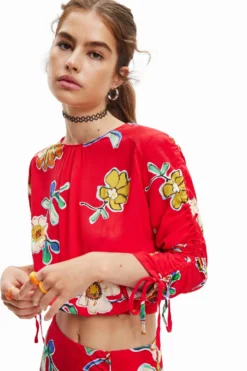 Desigual Blus Landi - Longsleeve - Carmin -Desigual 9f9ea18a8a934020bd361097f1146387 scaled