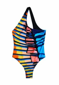 Desigual Asymmetric Strap Swimsuit - Badpak - Black 9 Desigual Asymmetric Strap Swimsuit - Badpak - Black -Desigual 9ff1d89ba67e48089640cbe5ca405d2b