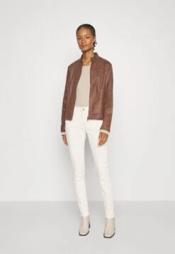 Desigual Jacket Toronto - Imitatieleren Jas - Dark Brown -Desigual 9ffe2582d17041f08a2c99f8db1b5aec