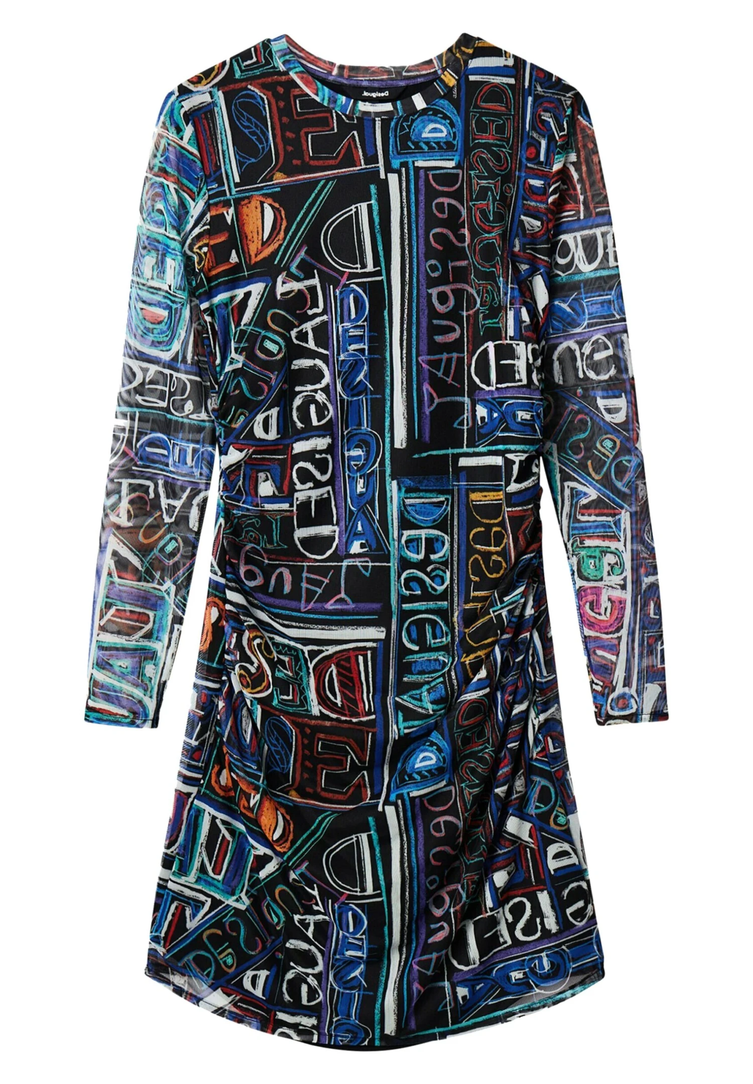 Desigual Power Patchweat - Gebreide Jurk - Black 6 Desigual Power Patchweat - Gebreide Jurk - Black - Afbeelding 6