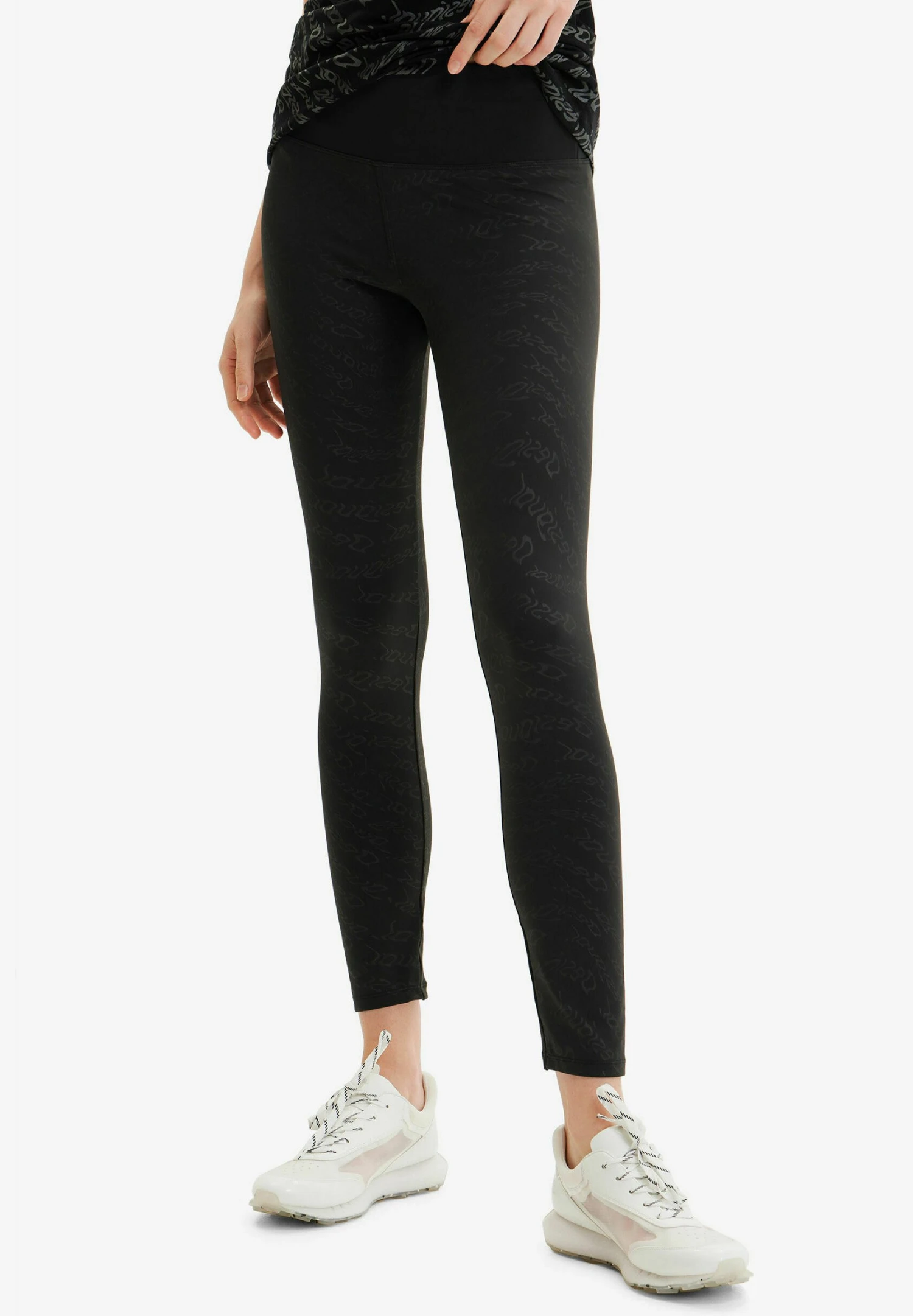 Desigual Logo Sport Leggings - Legging - Black 1 Desigual Logo Sport Leggings - Legging - Black