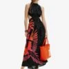Desigual Tropical Cut Outmidi - Strandaccessoire - Black