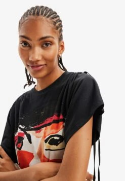 Desigual Arty Face- Etui-Jurk - Multi Coloured -Desigual a4e2cc03ad89437eaf6c739d850f4360