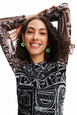 Desigual Vest Lettering - Etui-Jurk - Charcoal Grey -Desigual a81cb1f98b4c49e5b1d2e68c38e0d08c scaled