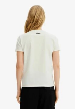 Desigual Artylit - T-Shirt Print - White -Desigual a8fe383557b94a9496a486fdf454dcf6