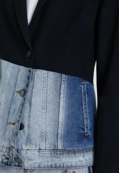 Desigual Slim Hybrid Bimaterial - Blazer - Black -Desigual a90d287c414f4b4ea179cd9494606980