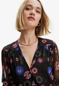 Desigual Embroidered Ethnicweat - Jurk - Black -Desigual aa2c59814dbd4a888e5b425da6696ee1