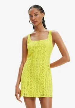 Desigual Jurk - Yellow