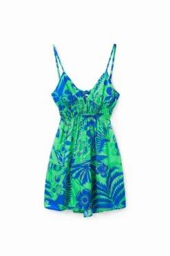 Desigual Vest Milos - Jurk - Green -Desigual aaa4b76fac1a49c295098a1f638a58ab
