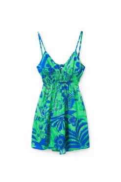 Desigual Vest Milos - Jurk - Green -Desigual aaa4b76fac1a49c295098a1f638a58ab scaled