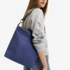 Desigual Large Logo - Shopper - Blue