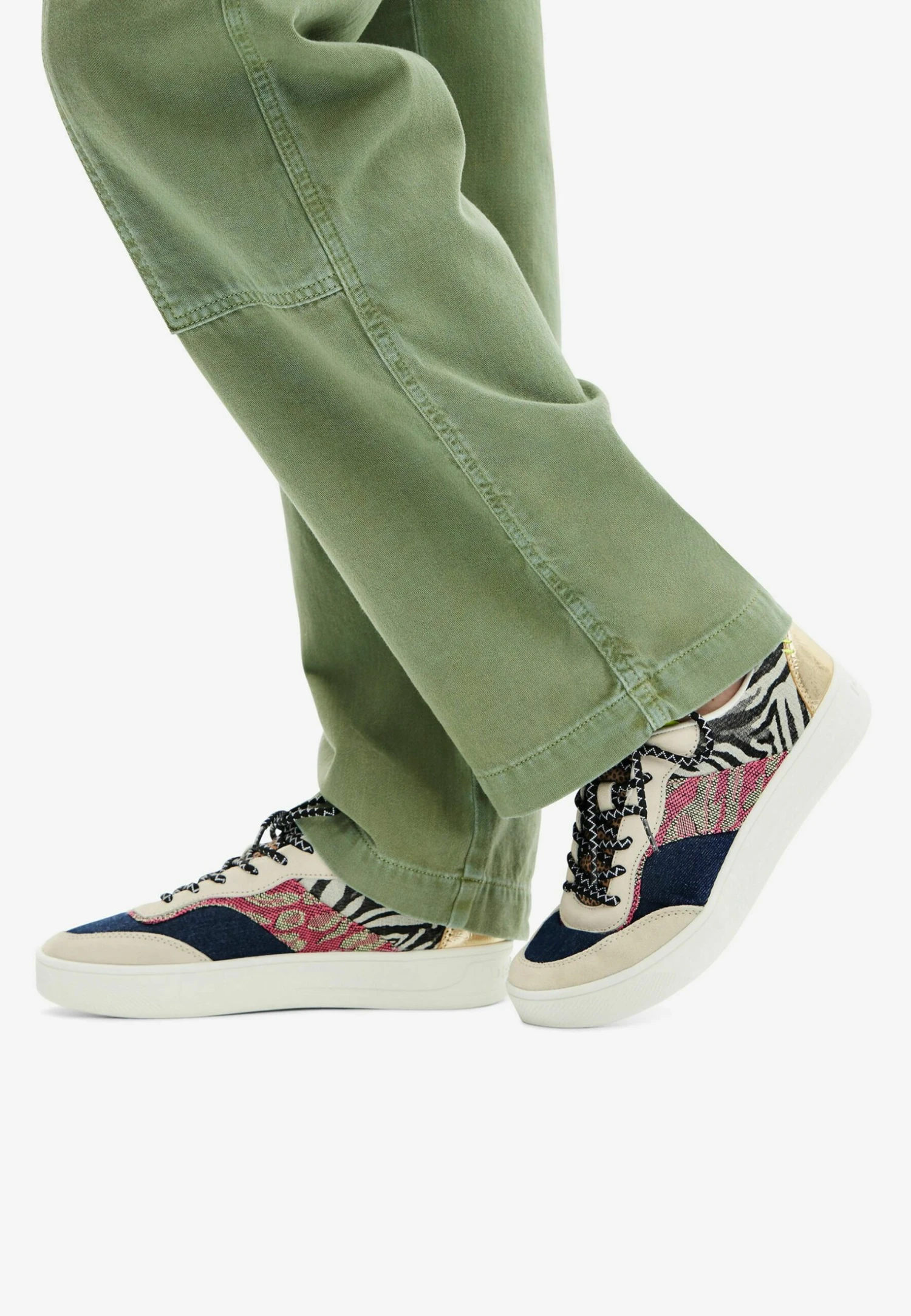 Desigual Patchwork Platform - Sneakers Laag - Multicoloured 1 Desigual Patchwork Platform - Sneakers Laag - Multicoloured