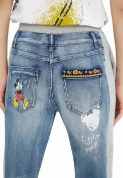 Desigual Disney’S Mickey Mouse Jogger - Slim Fit Jeans - Blue -Desigual ac31995a8f7c40e7aa1559bef8c8f856 scaled
