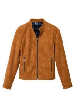 Desigual Suede-Effect Biker - Imitatieleren Jas - Brown -Desigual ac48aa4d951440a0a050a5050c35d8c6 scaled
