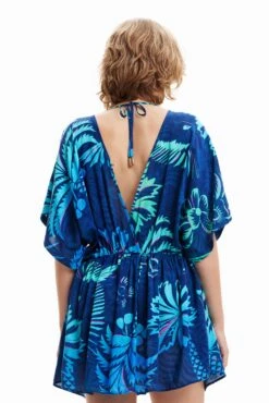 Desigual Vest Ko Samui - Jurk - Navy -Desigual ac8a74264e85441eb573dbf0dd92d858