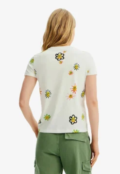 Desigual Tropical Bikini Bottoms - T-Shirt Print - White -Desigual ae3e7c4c27a1412a81e2047f370d92a1 scaled