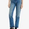 Desigual Rhinestone Detailtraight - Straight Leg Jeans - Blue
