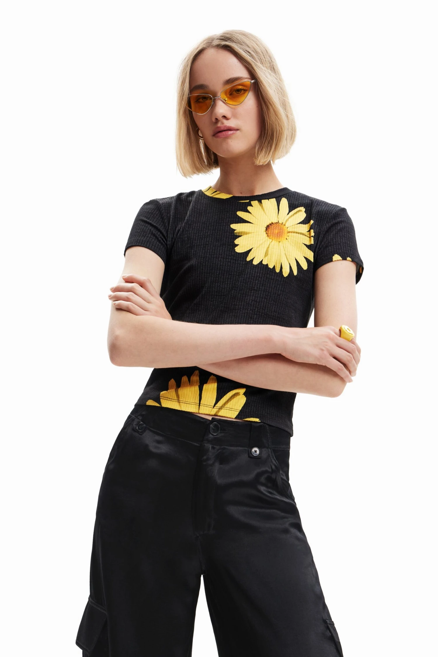 Desigual Marga - T-Shirt Print - Black 1 Desigual Marga - T-Shirt Print - Black