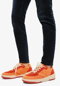 Desigual Retro Chunky Patchwork- Sneakers Laag - Orange
