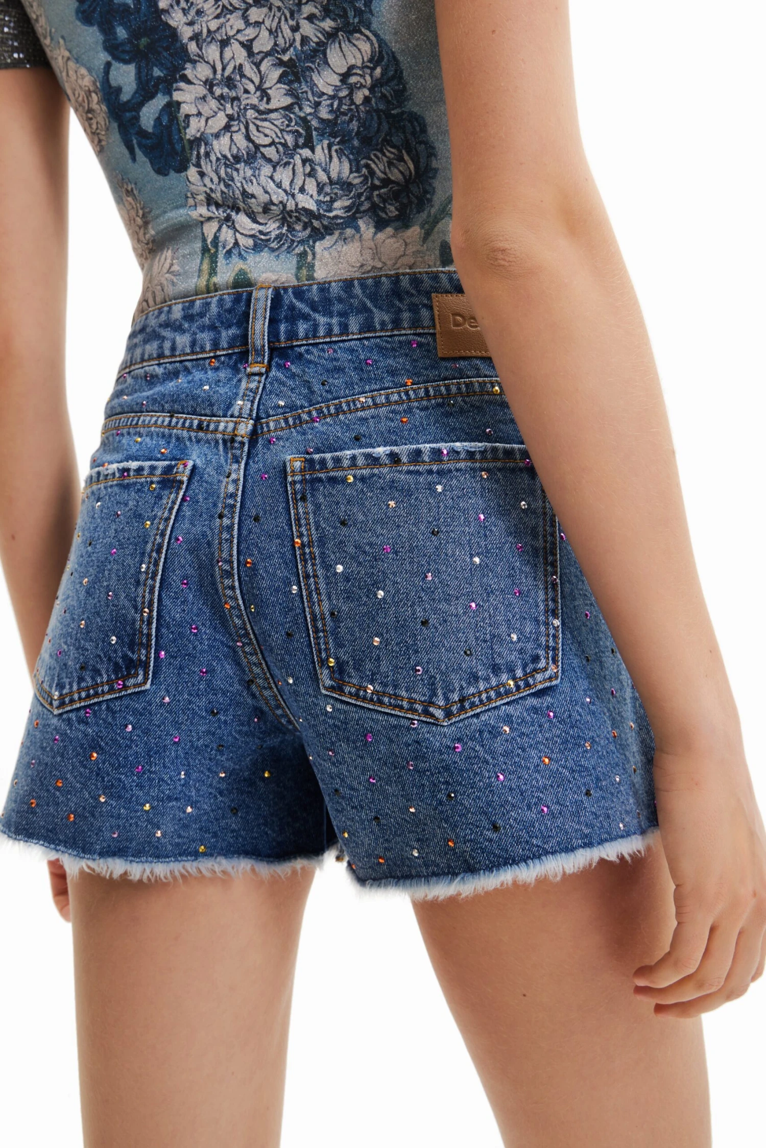 Desigual Maria - Jeansshort - Denim Medium Wash 5 Desigual Maria - Jeansshort - Denim Medium Wash - Afbeelding 5