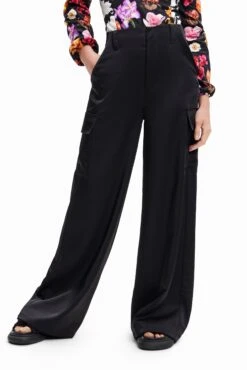 Desigual Pant Thelma - Cargobroek - Black
