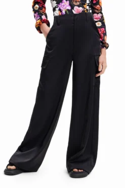 Desigual Pant Thelma - Cargobroek - Black
