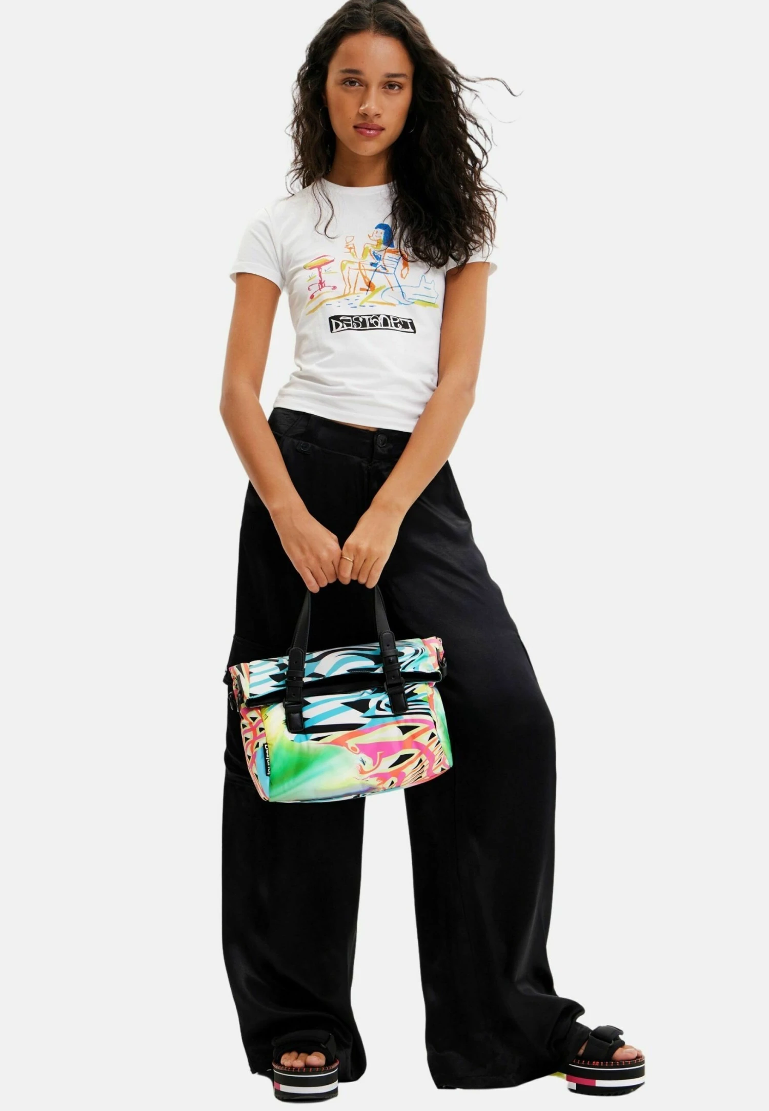 Desigual Hawaiian Geosurf Loverty - Handtas - Mehrfarbig 1 Desigual Hawaiian Geosurf Loverty - Handtas - Mehrfarbig