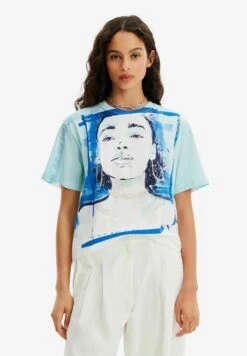 Desigual T-Shirt Print - White