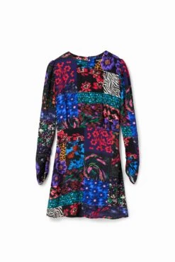 Desigual Patchwork Cut Out - Jurk - Black 8 Desigual Patchwork Cut Out - Jurk - Black -Desigual b5d13b1ee3b54ad5a137e5ec719685a9