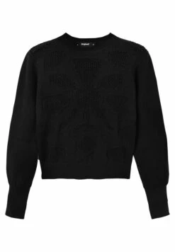 Desigual Knit Corset - Trui - Black -Desigual b5e97de317414548951b51e7c5b9153f