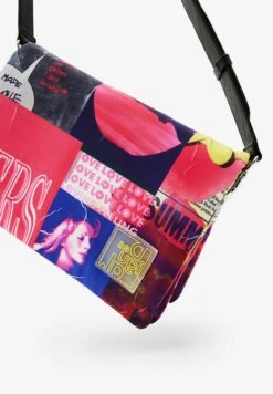 Desigual Midsize Collage Crossbody - Schoudertas - Multicoloured -Desigual b62122298bf54164a6feb3c579ea38f0