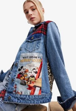 Desigual Mickey Mouse Trucker - Spijkerjas - Blue -Desigual b84d5dc88df9450ea1d0f8d11c623242