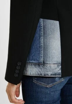 Desigual Slim Hybrid Bimaterial - Blazer - Black -Desigual b8577035a63e4255a3e76e2014c25aa6