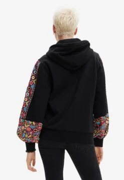Desigual Embroidered Ethnic - Sweater - Black -Desigual b863cfd2d92b47b7a3aaa740811fc0d0