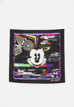 Desigual Mickey Glitch Square - Halsdoek - Black