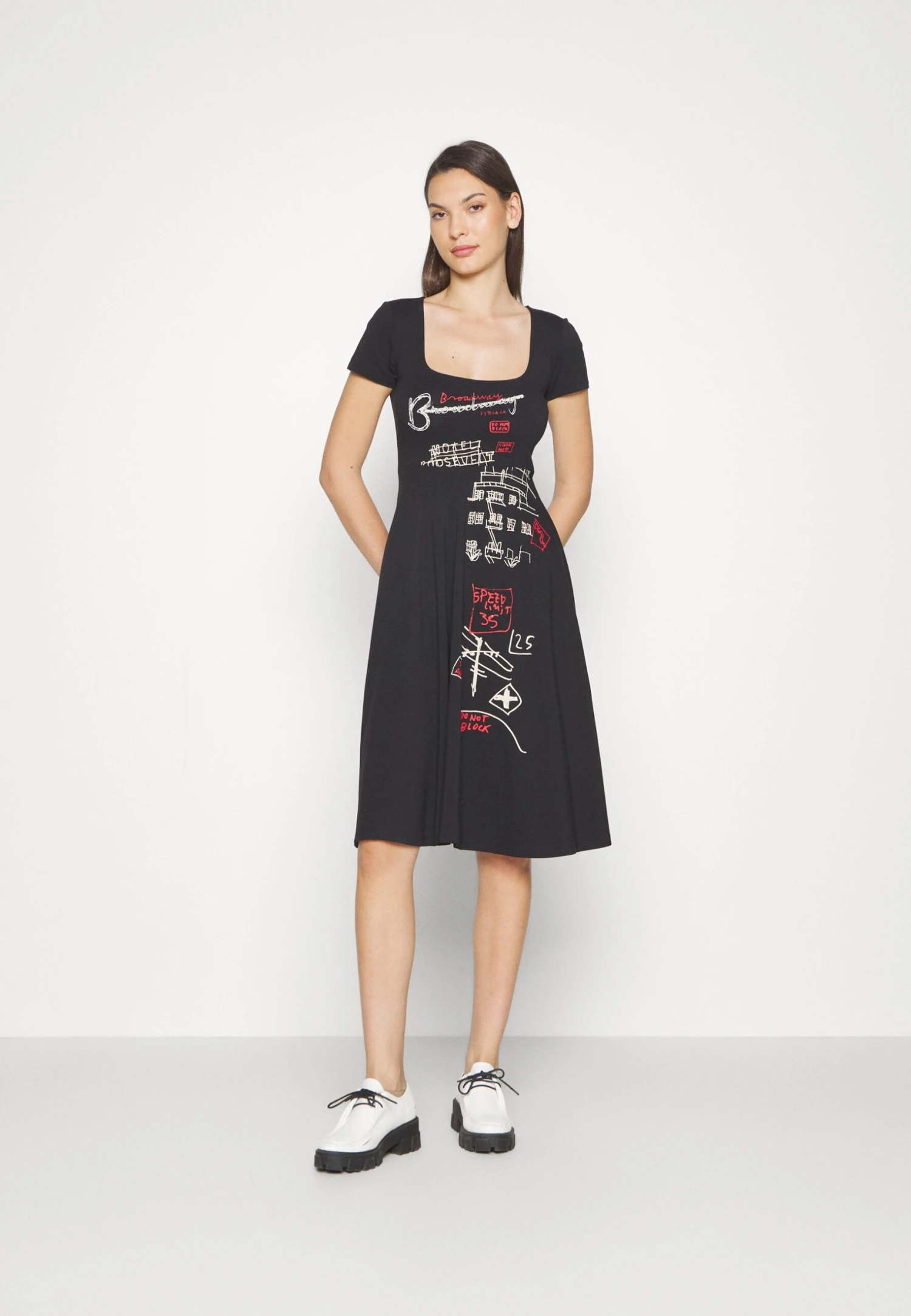 Desigual Road - Jurk - Black 3 Desigual Road - Jurk - Black - Afbeelding 3